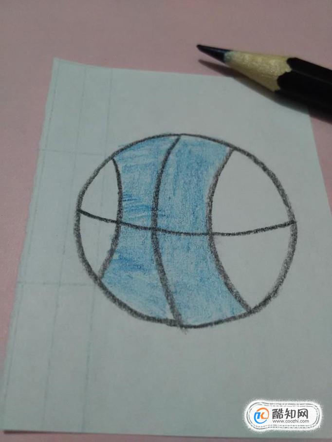 篮球的画法 帅气图片