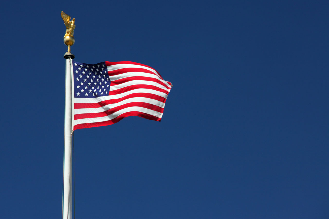 华盛顿国旗图片