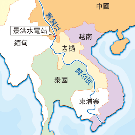 湄南河发源于图片