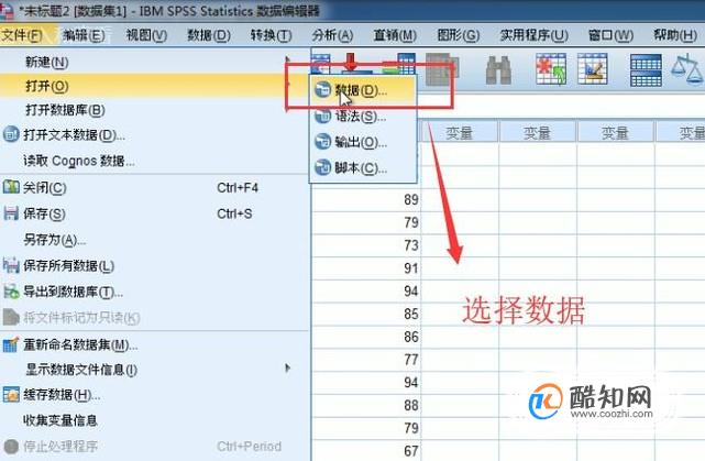 如何在SPSS中导入txt文本数据